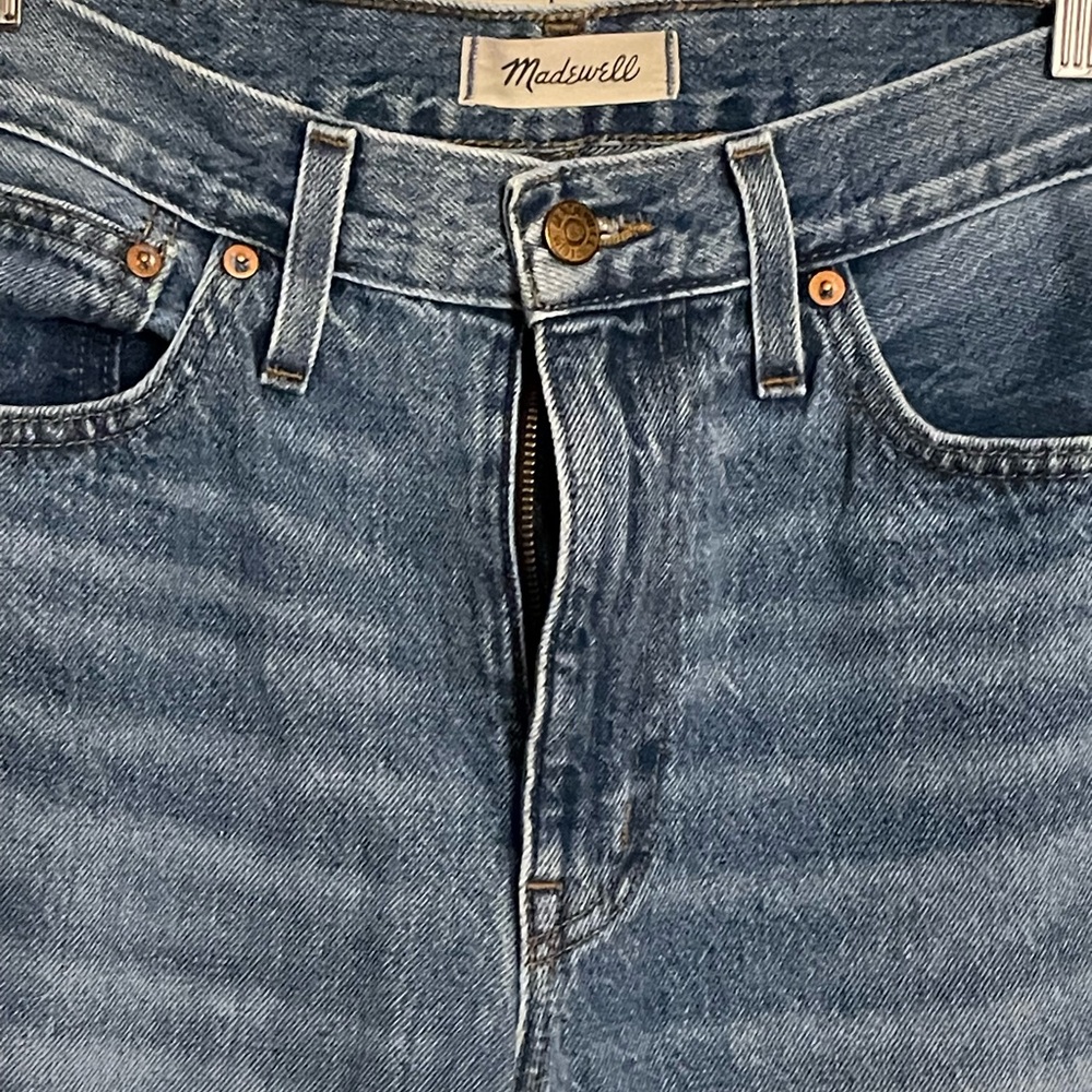 Madewell boyfriend jeans. 29” inseam